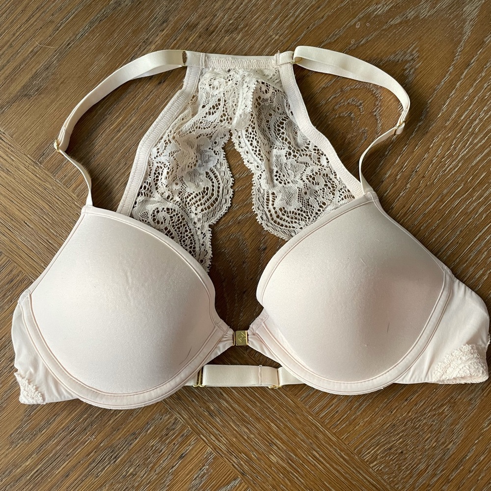 ThirdLove blush color racerback lace bra size 32C / 34B / 36A